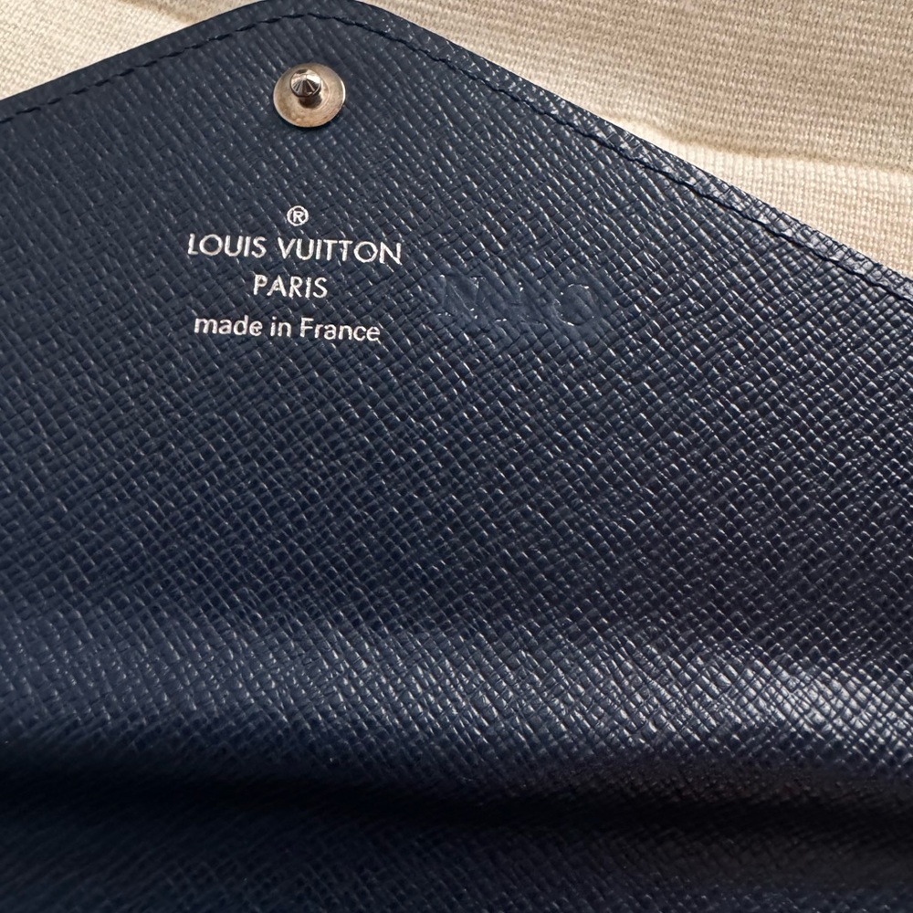 Louis Vuitton Navy Epi Leather Wallet - Picture 5 of 12